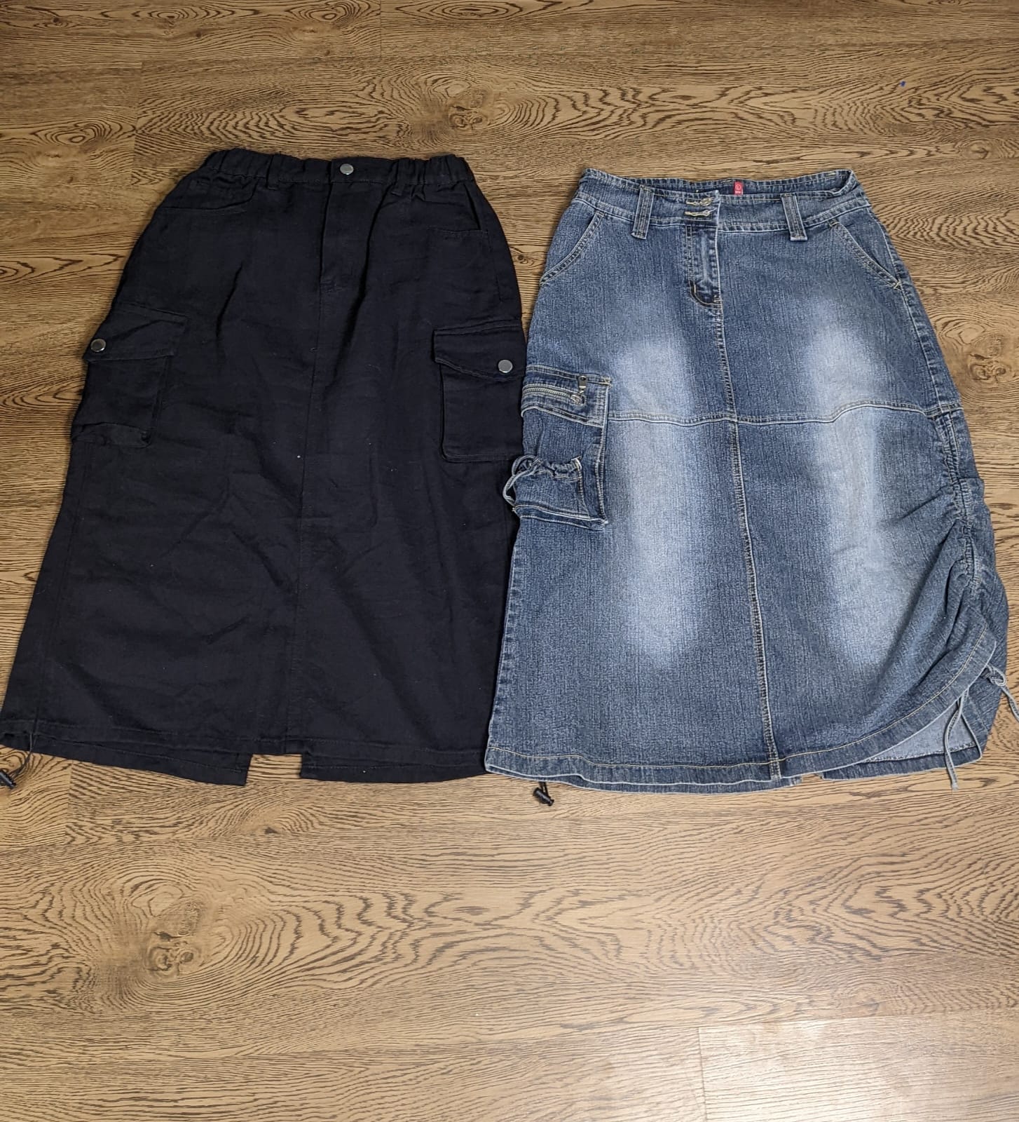 Berühmte Jeans-Lange Röcke