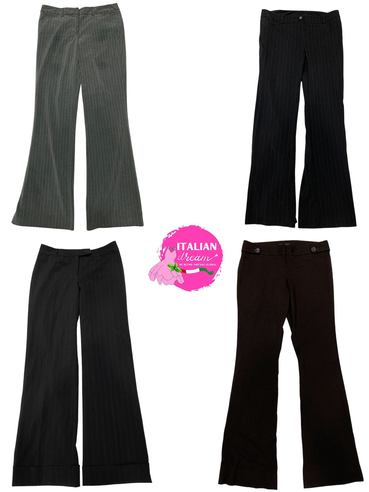 Y2k dark core poly pants