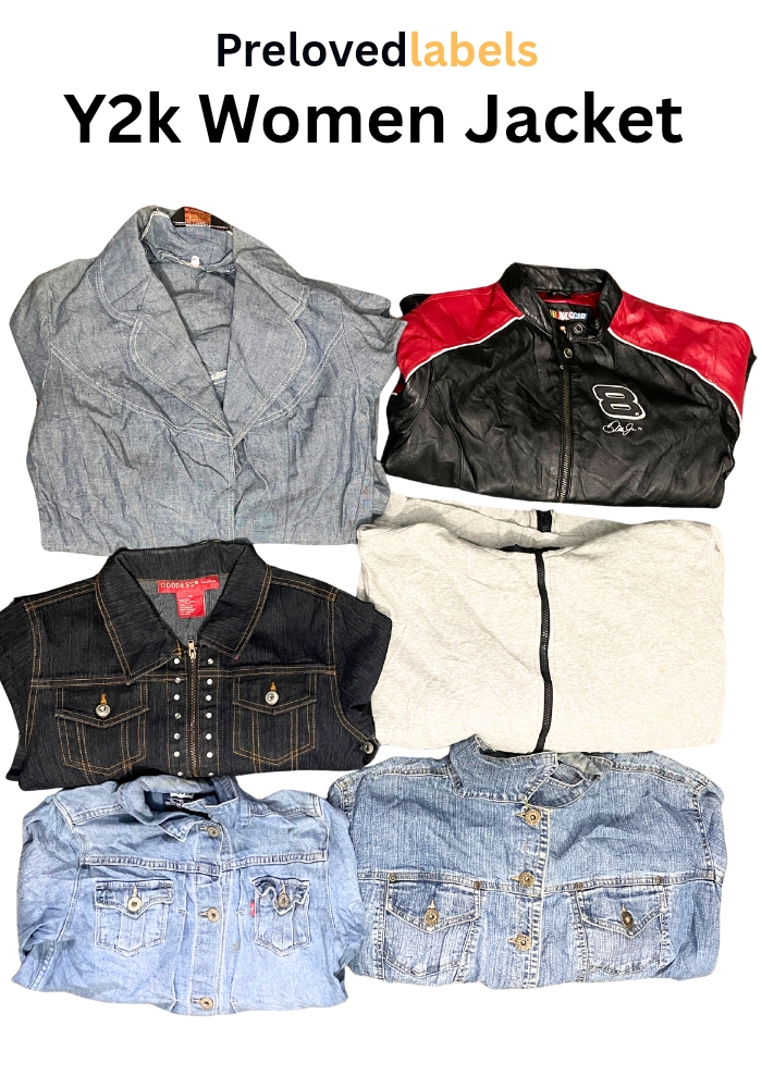 Y2K Damenjacken-Bundle – Gemischte Marken – 14 Teile