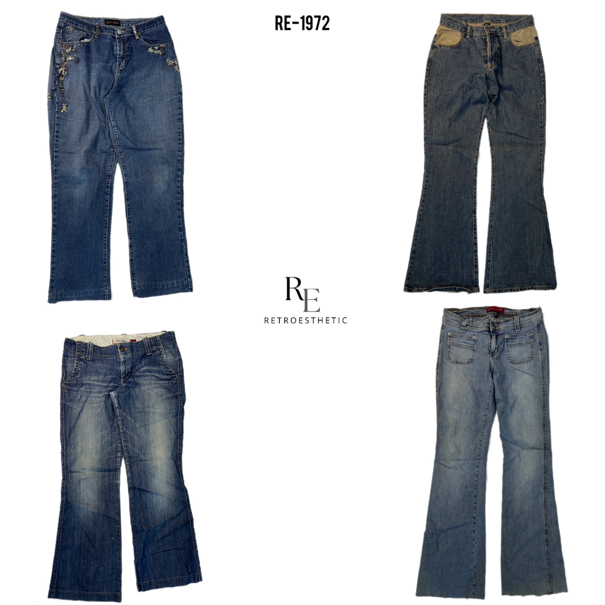 Y2K Paris Hilton Denim Jeans (RE-1972)