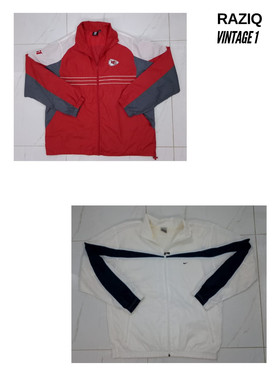 Vestes de marques mélangées