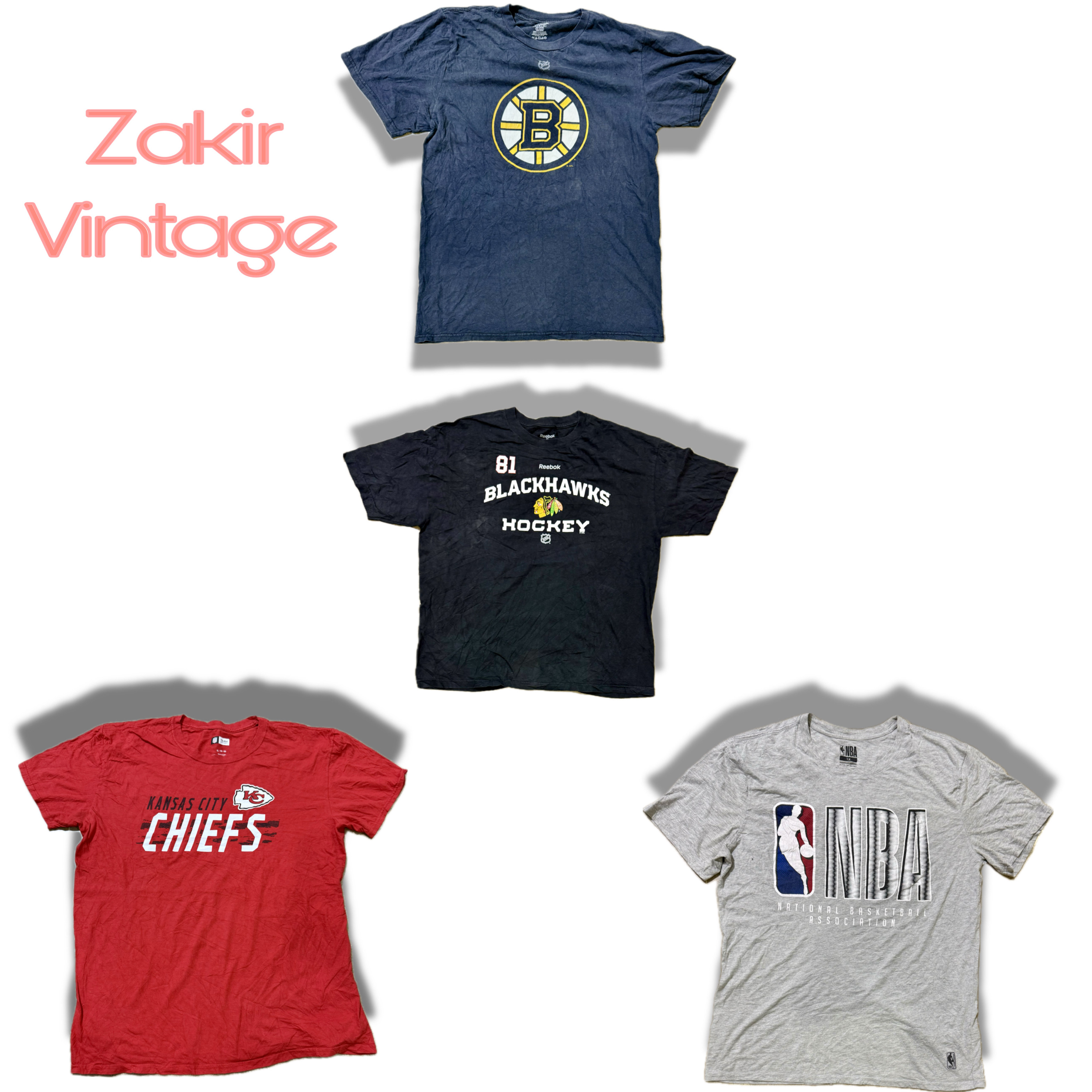 T-shirts Majestic NFL NHL NBA