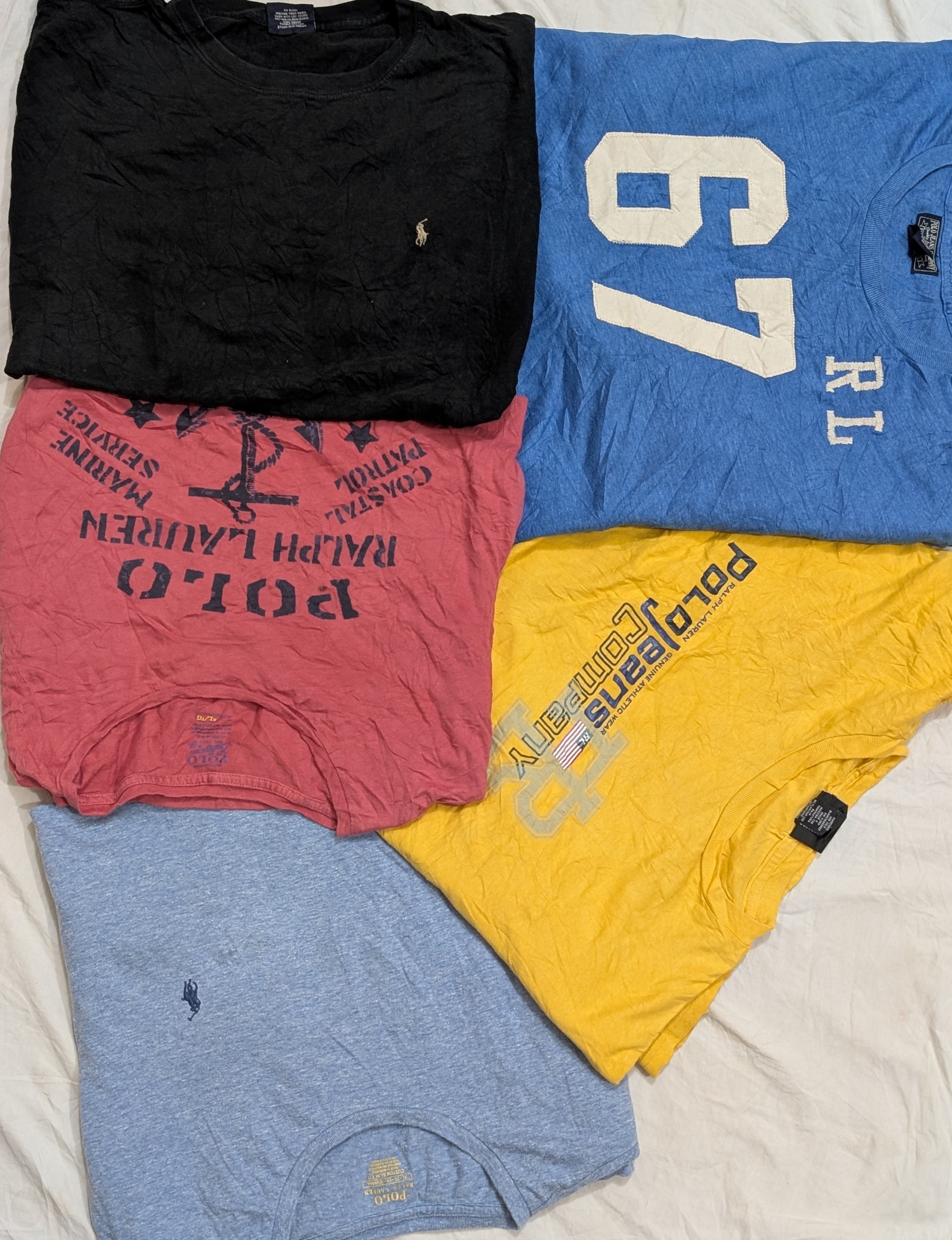RALPH LAUREN Crew Neck T-shirts