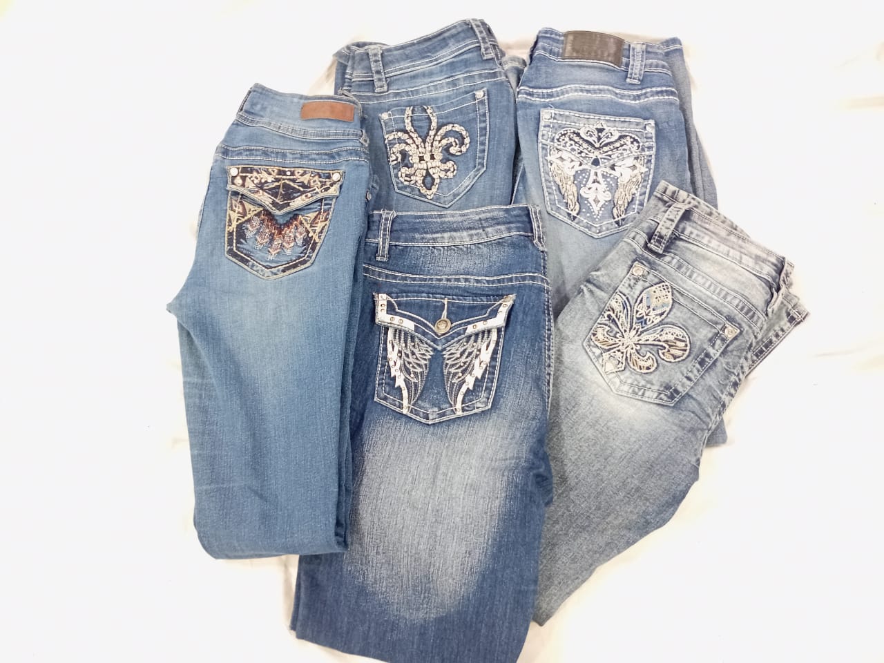 IQ0656 Iconic Y2K Spark Flares Jeans