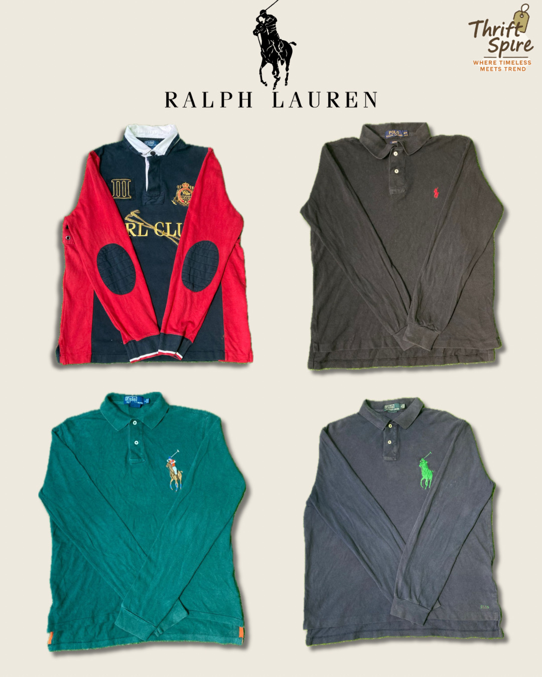 RALPH LAUREN Polo Longsleeve T-shirts - (TS-0202)