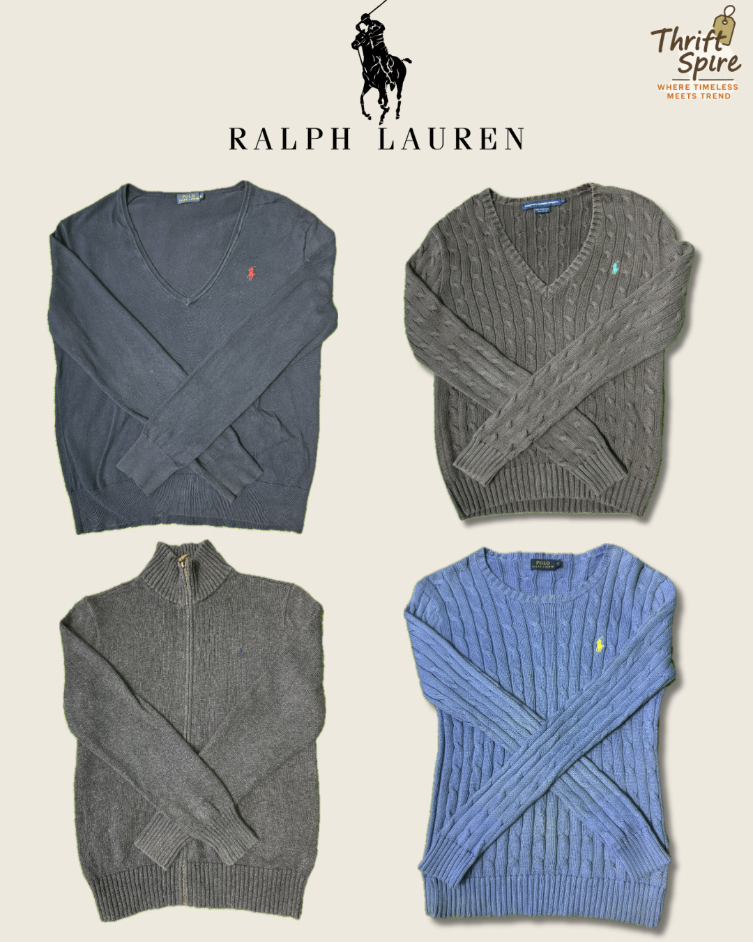 RALPH LAUREN Mix Sweaters - (TS-0203)