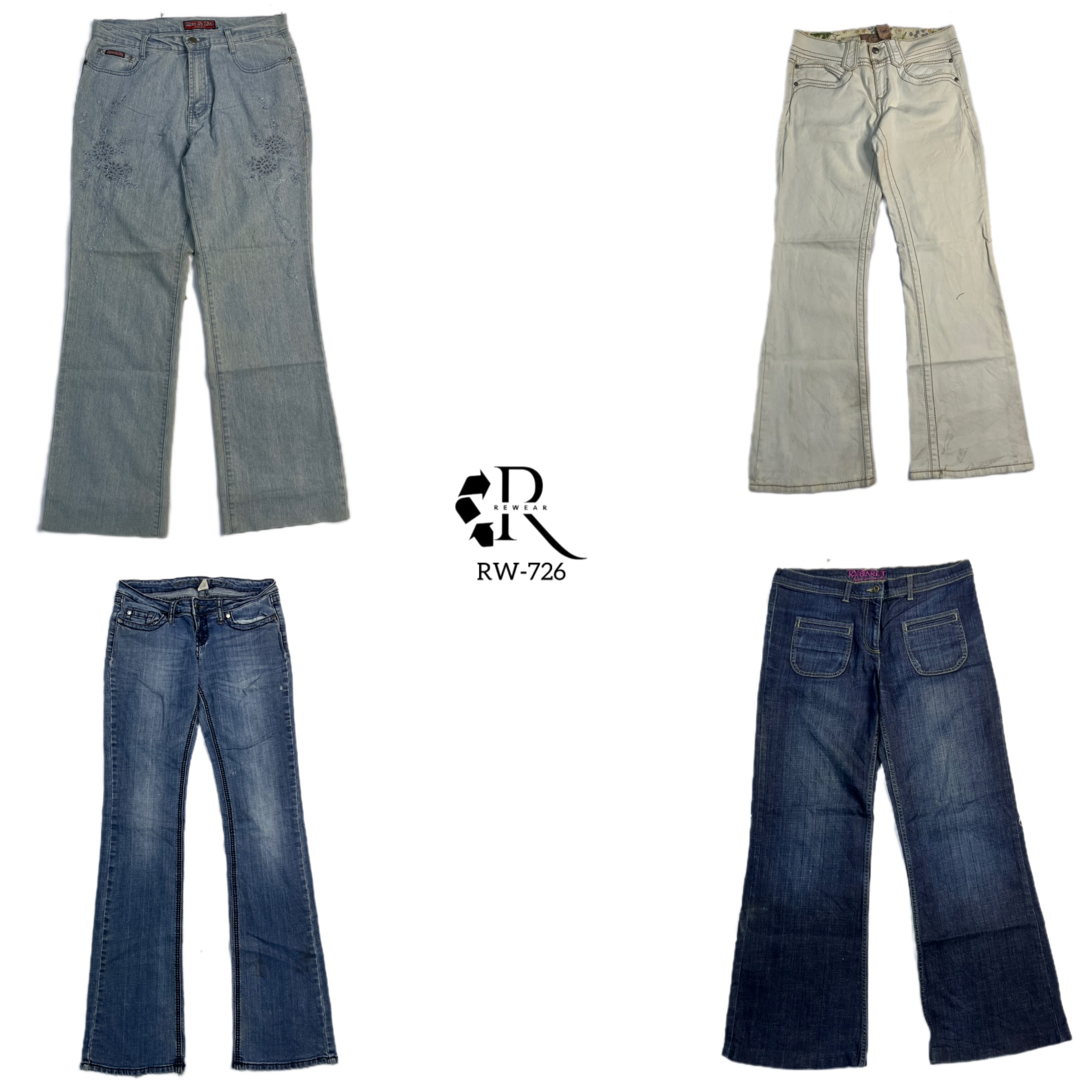 Y2K IT Girl Denim Jeans (RW-726)