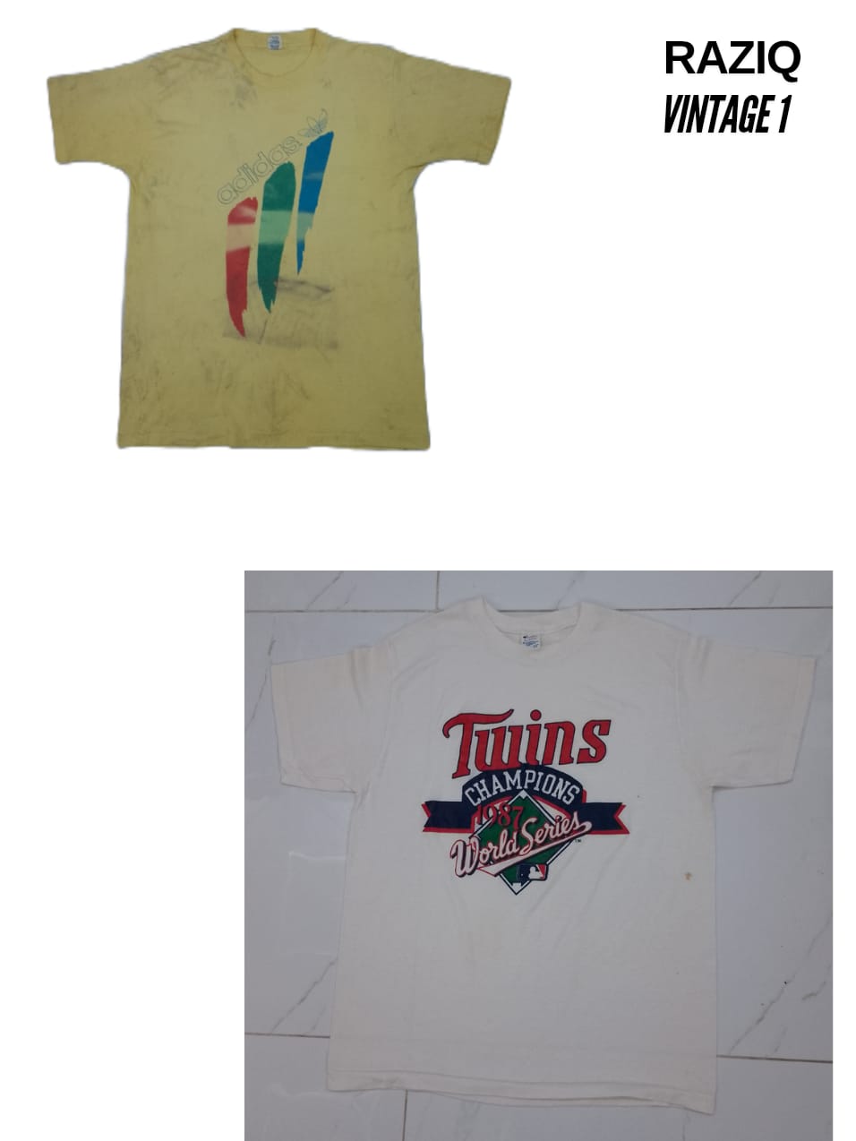 ヴィンテージ シングルステッチ Tシャツ