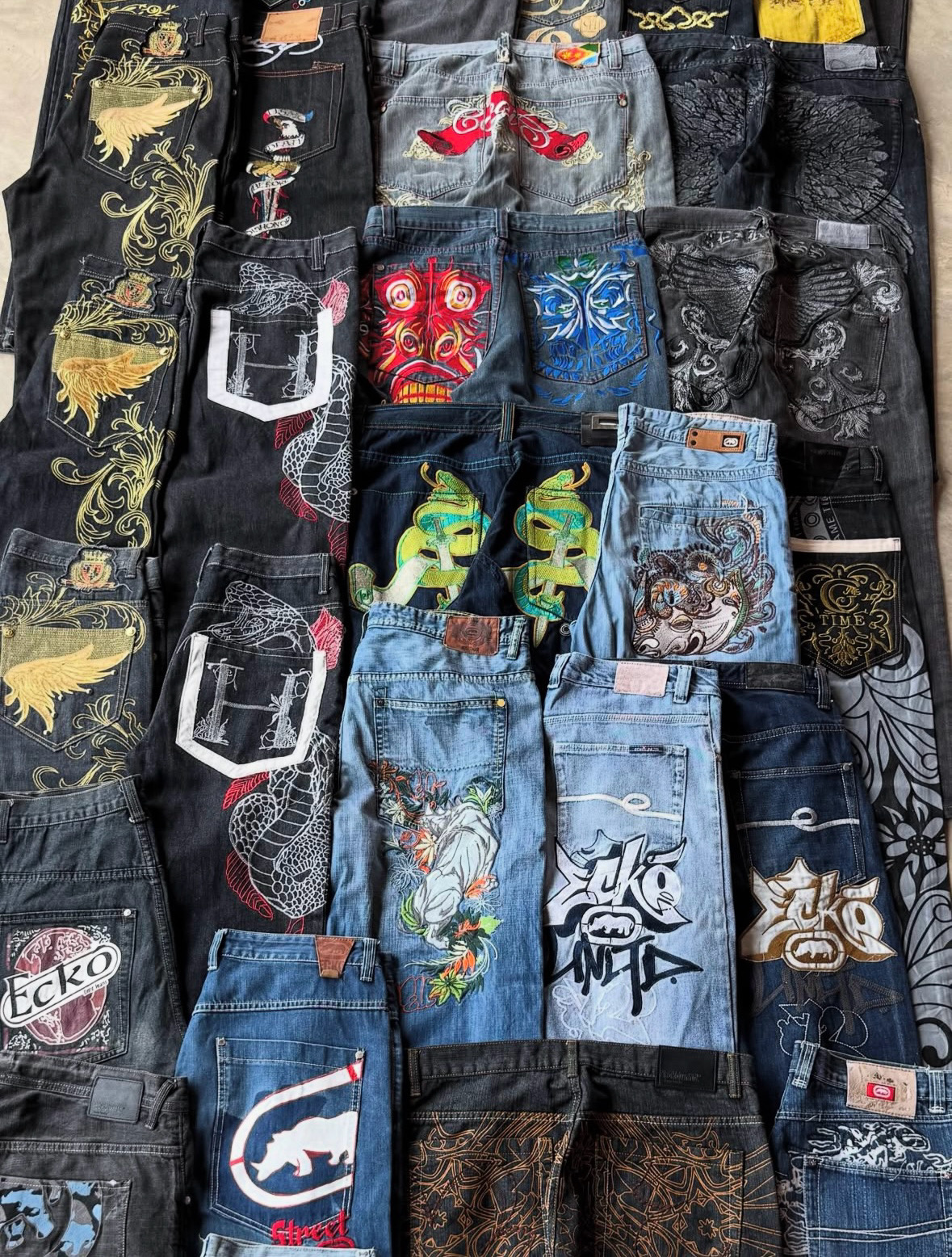 Hiphop jeans branded unbranded