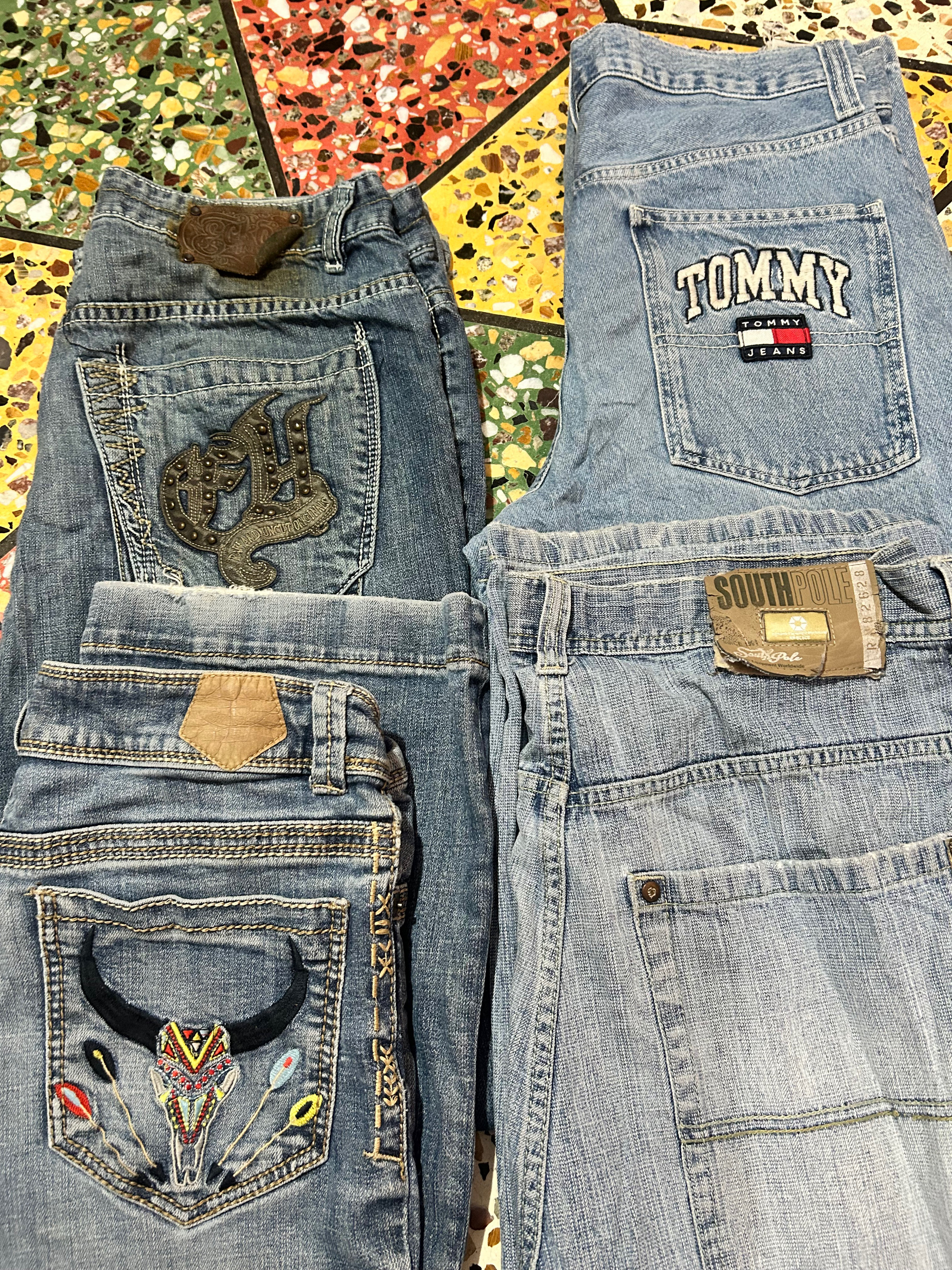 Jeans baggy hip-hop pour homme