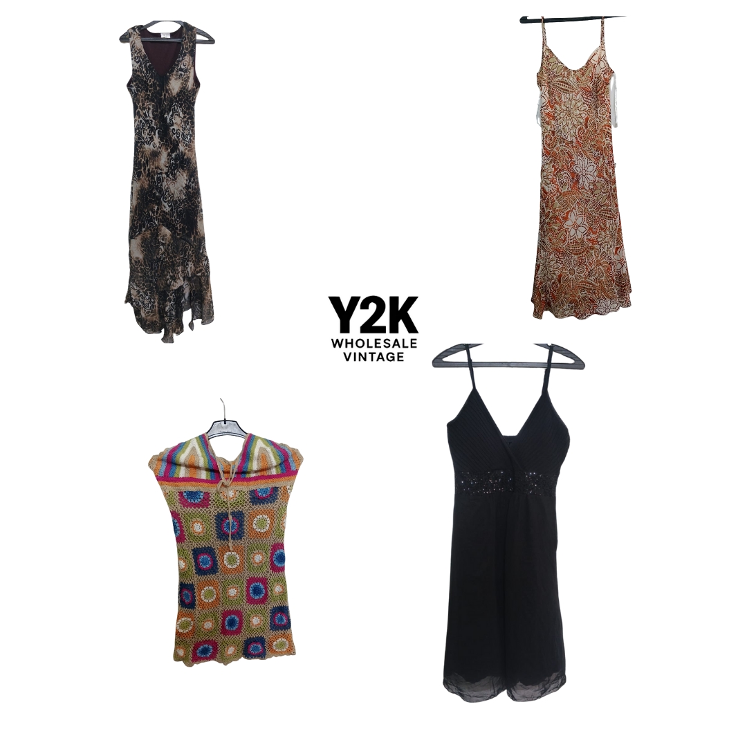 00s European Mix midi dresses (YEV17)
