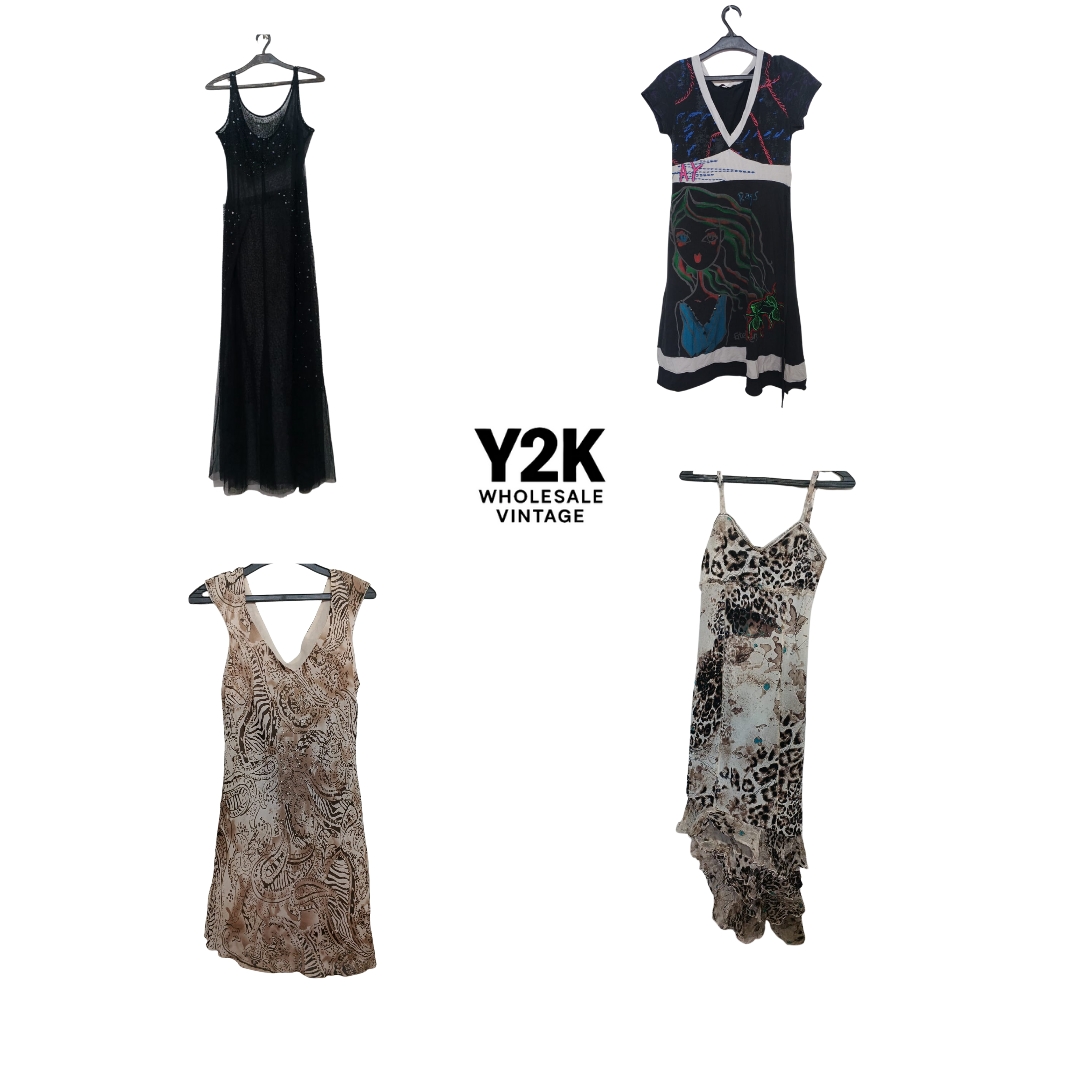 00s European Mix midi dresses (YEV18)