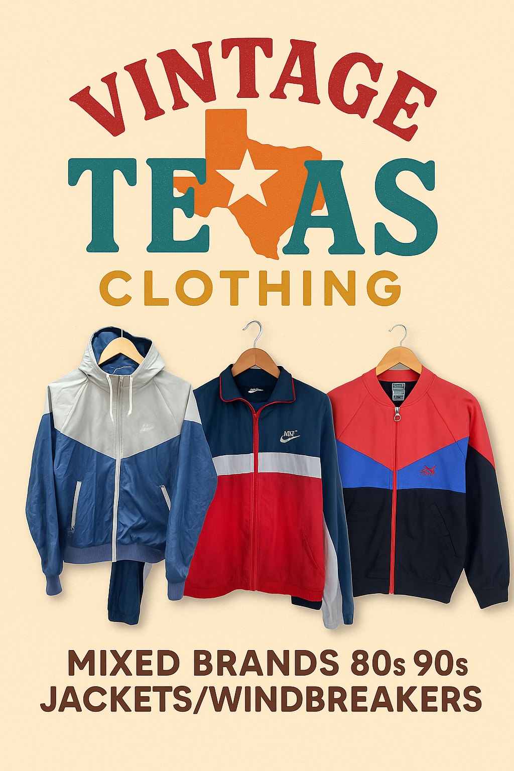 80s 90s Mixed Brands Jackets Windbreakers