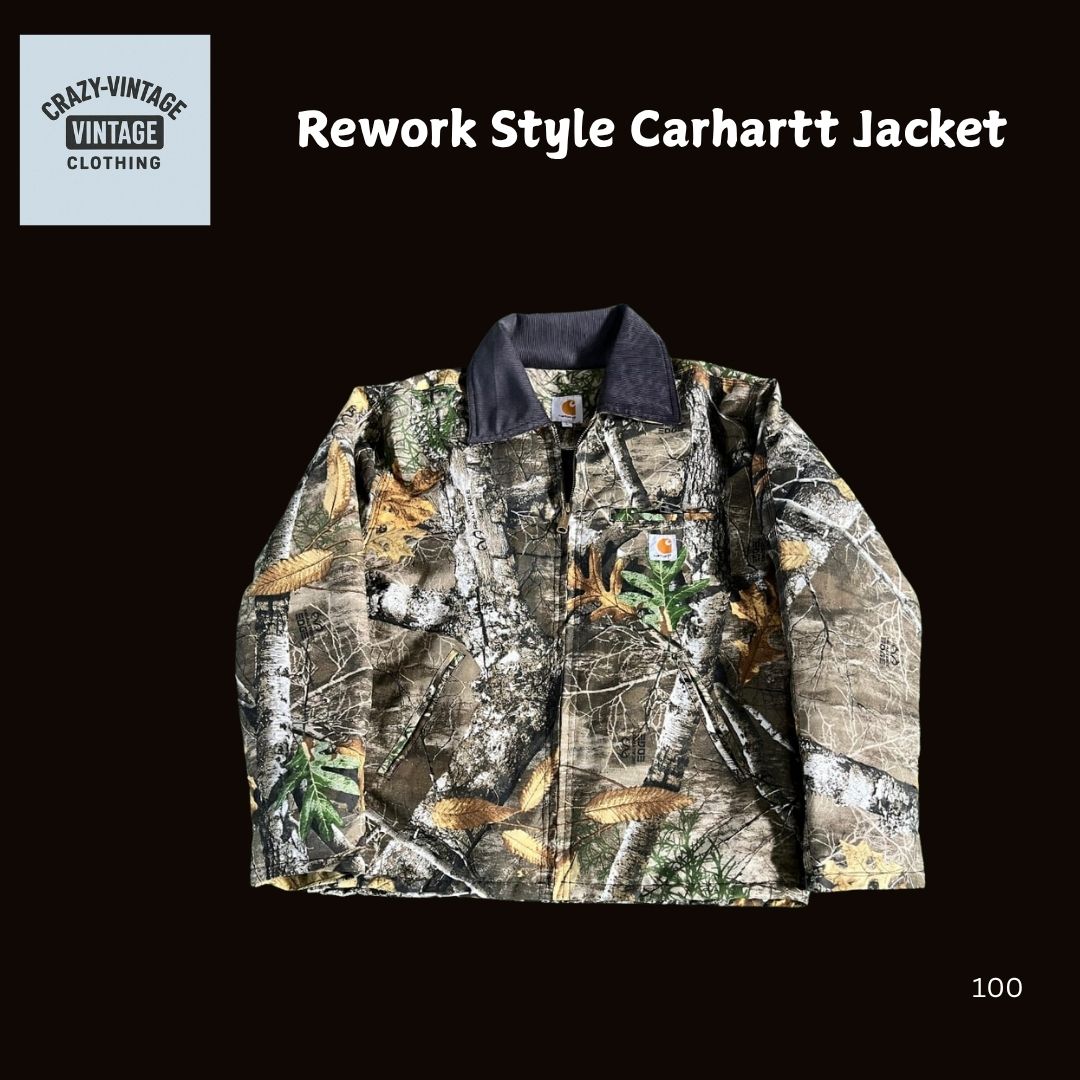 Rework Style Carhartt Camo Detroit Jackets
