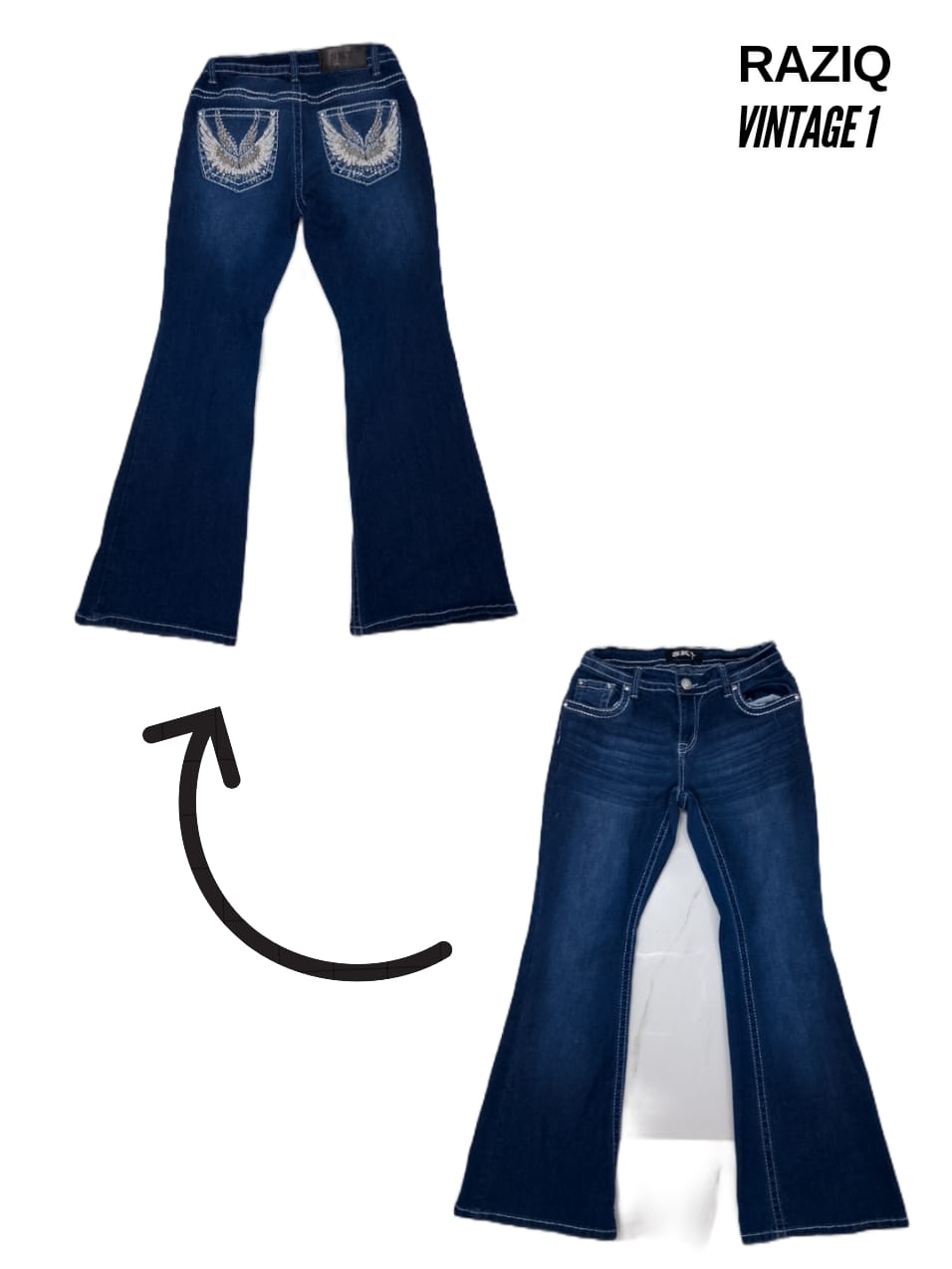 Jeans Bootcut da Donna Y2K