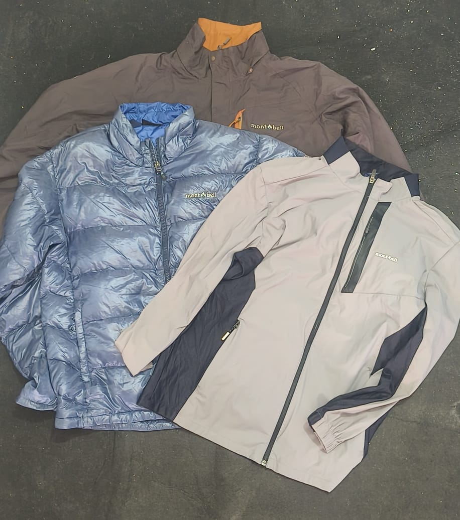The North Face 700 & MontBell Puffer mix