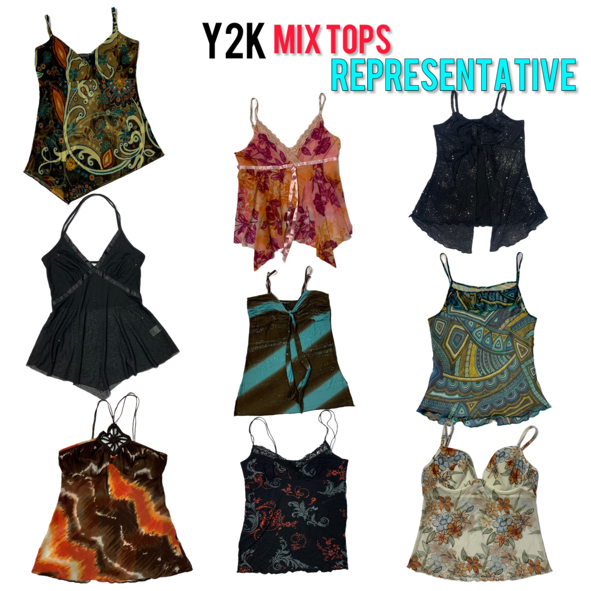 Mix de débardeurs Y2K