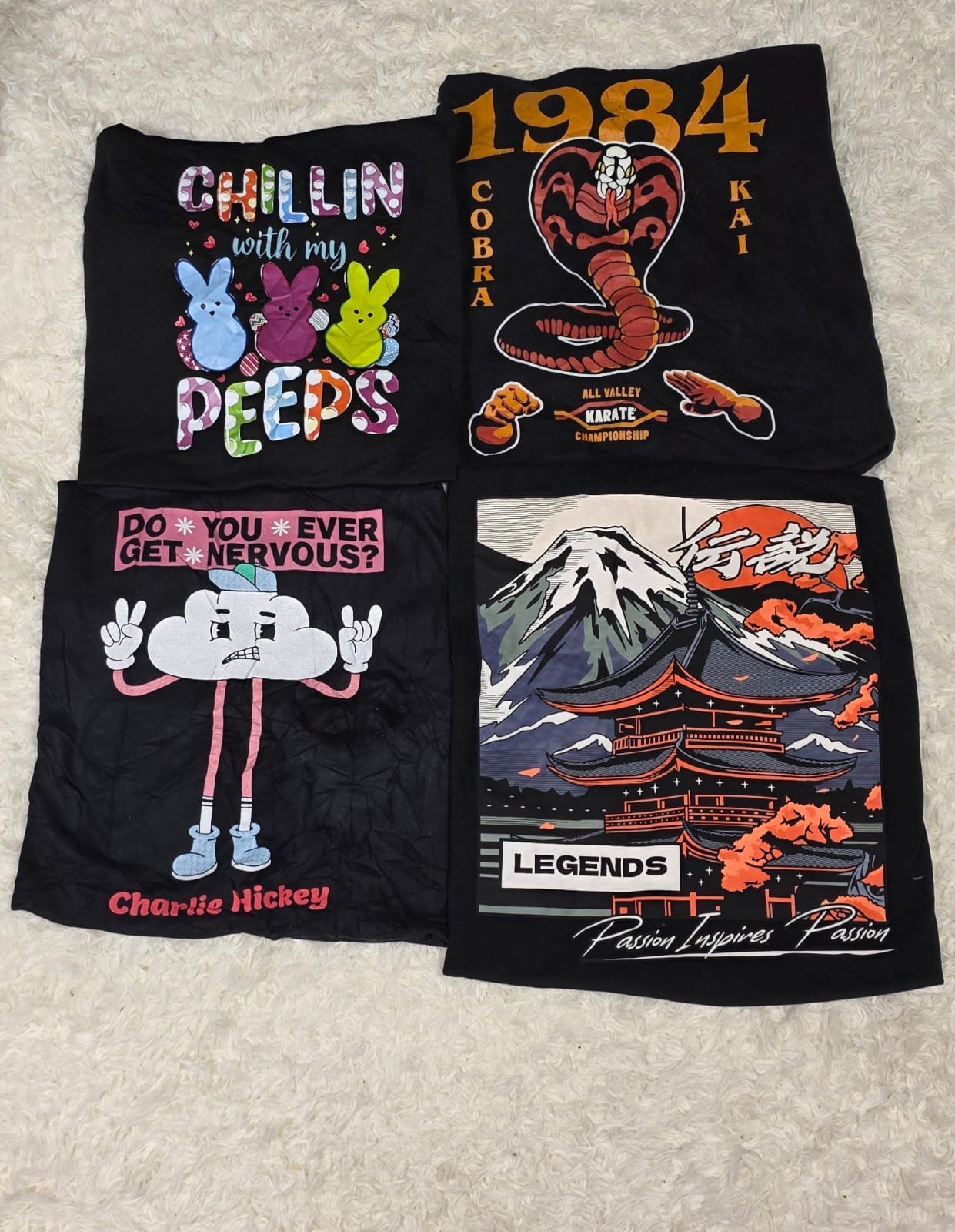 Famous black t-shirts