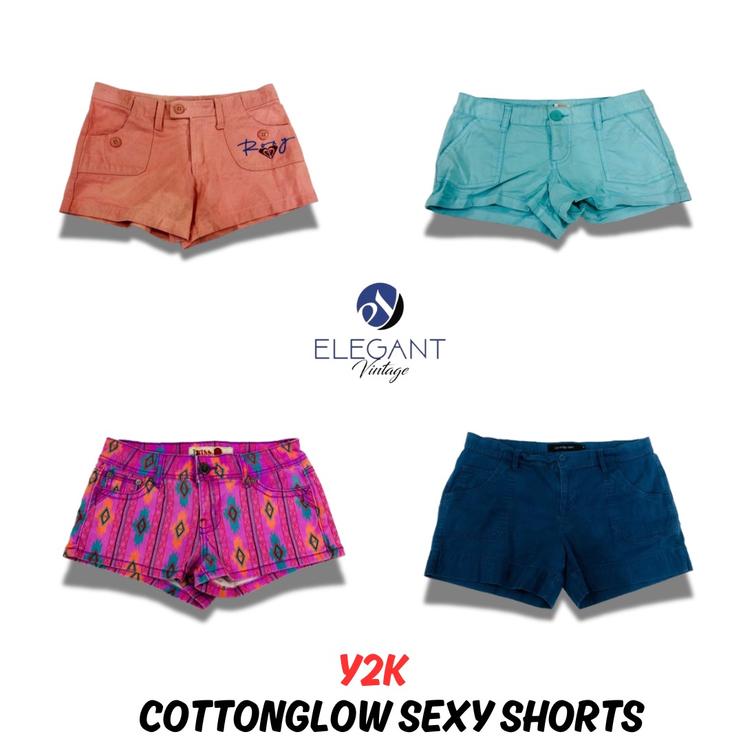 Y2K Cotton Glow Sexy Shorts - EV0979