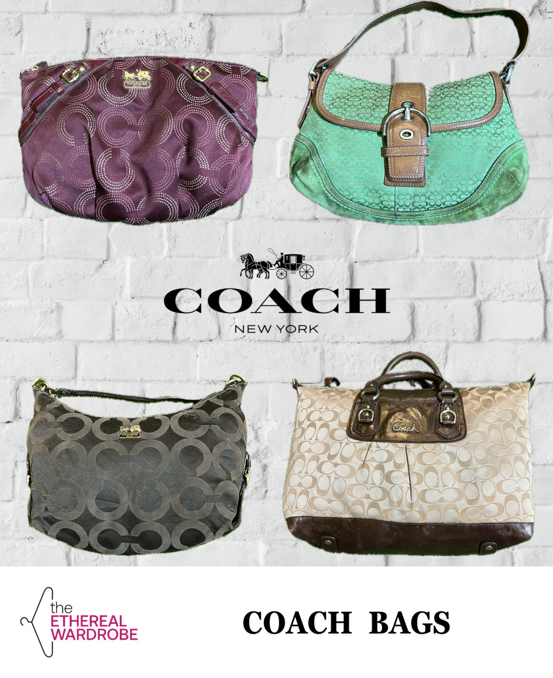Premium Coach Y2k Handbags