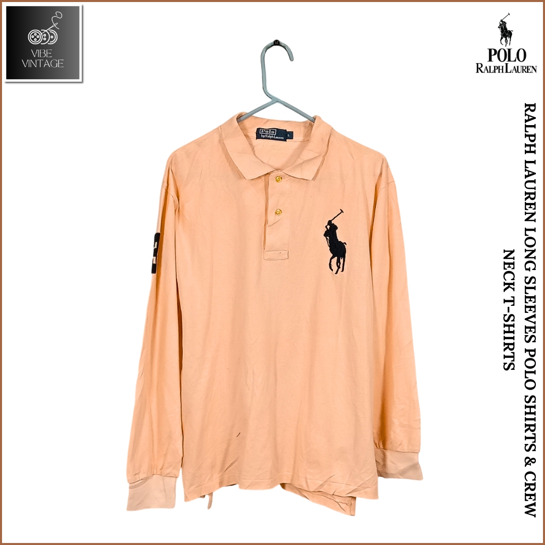 RALPH LAUREN LANGARM POLOHEMDER & RUNDHALS T-SHIRTS (BUNDLE 08)