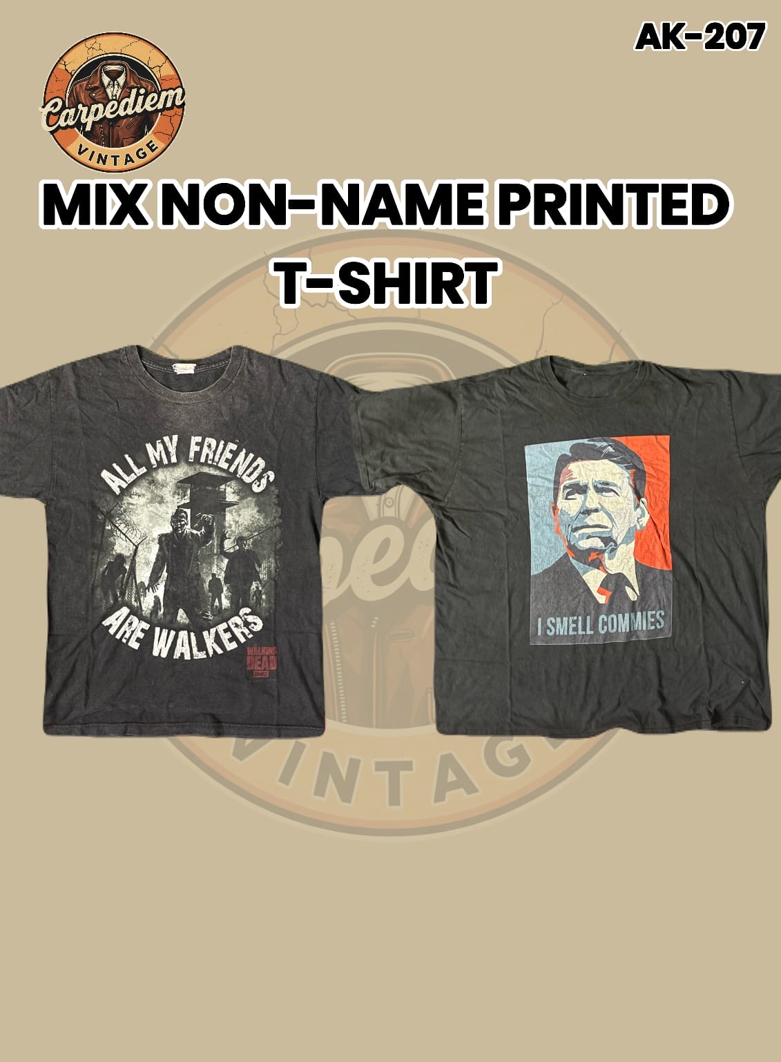 T-shirt stampata Ak-207