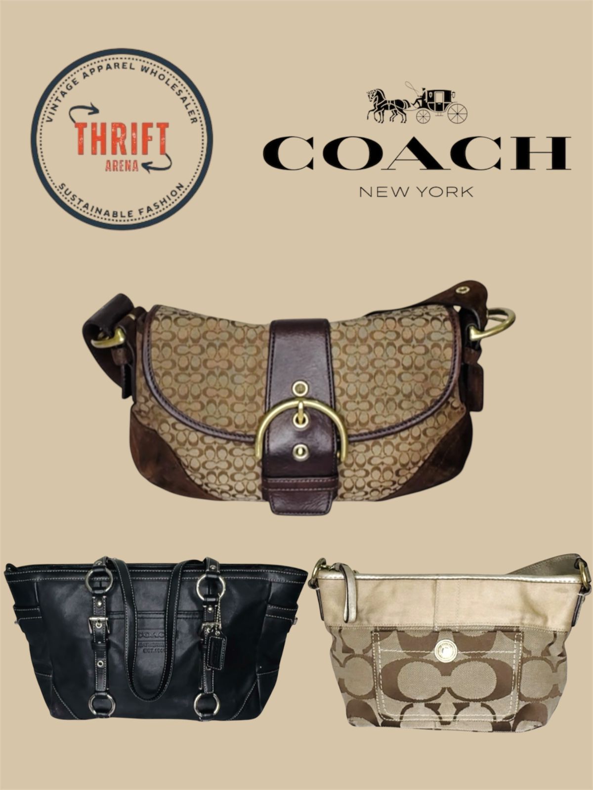 Y2K Premium Coach Handbags LX 142