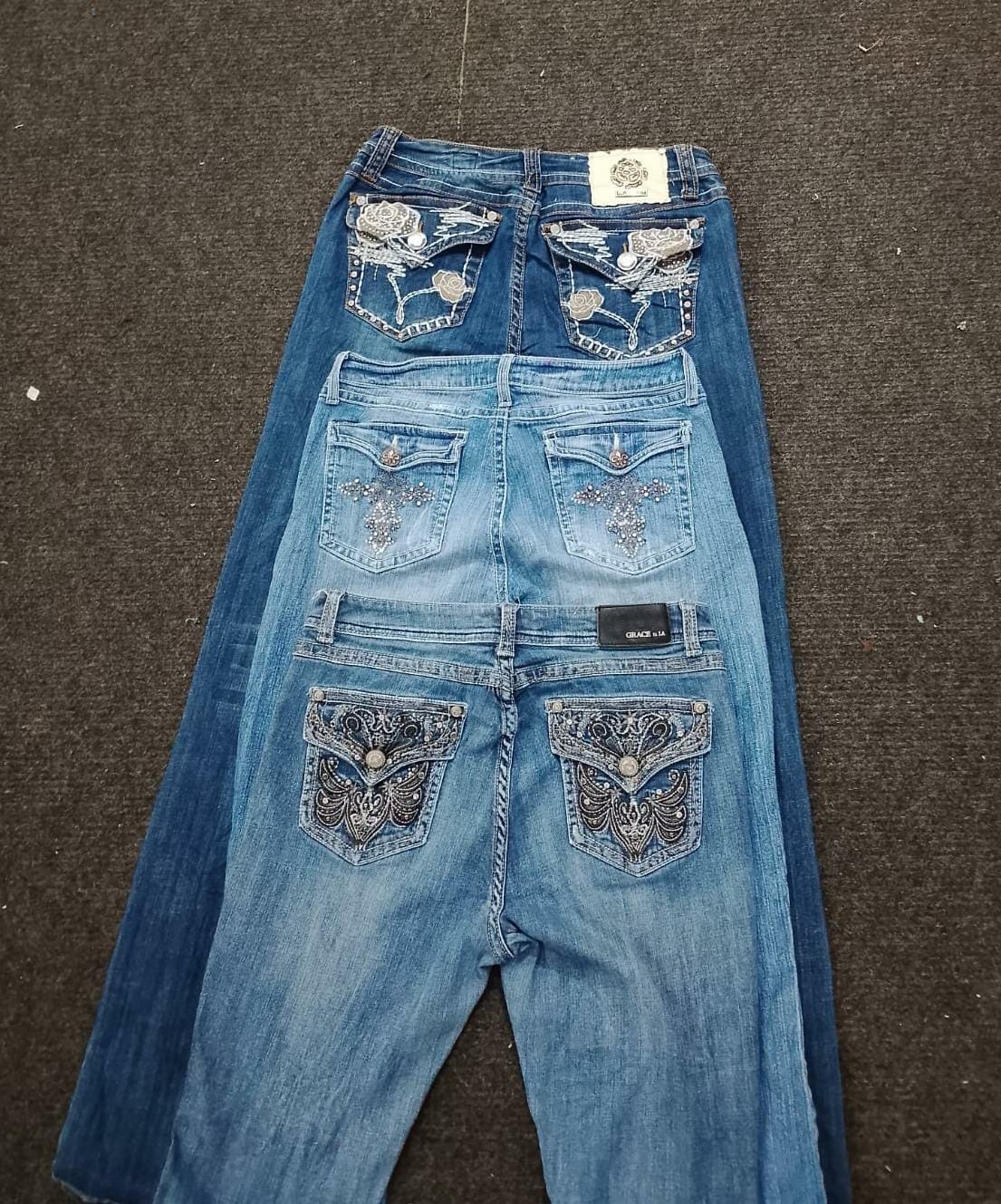 Pantalons évasés Y2K