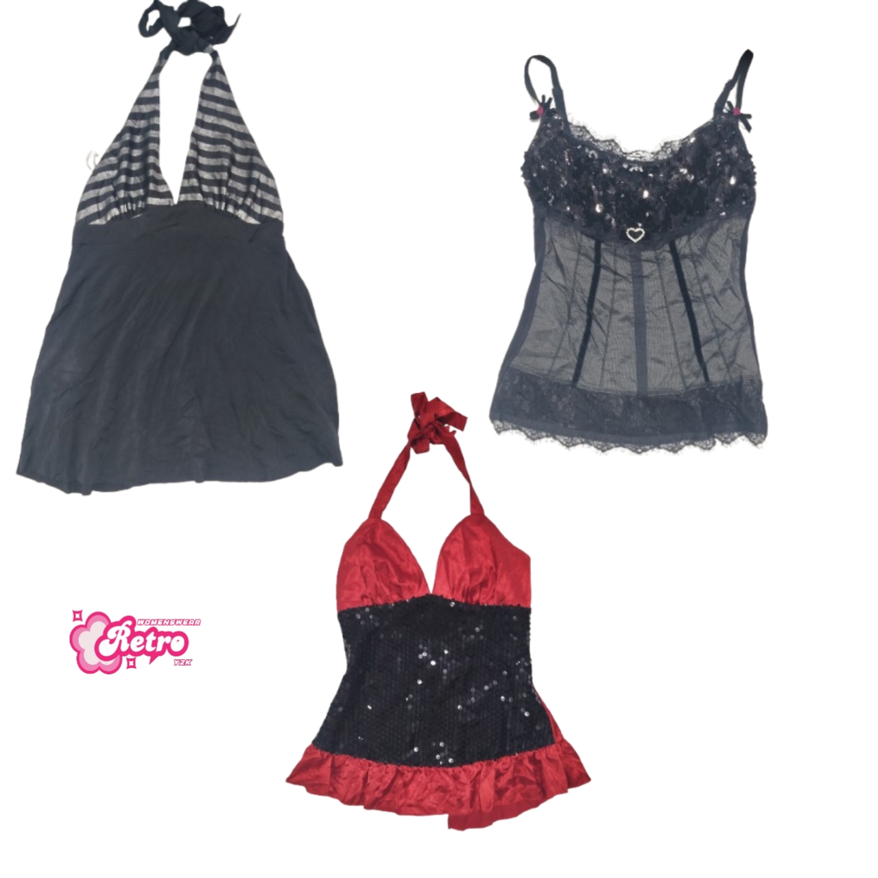 Y2K Love Story Cami Tops