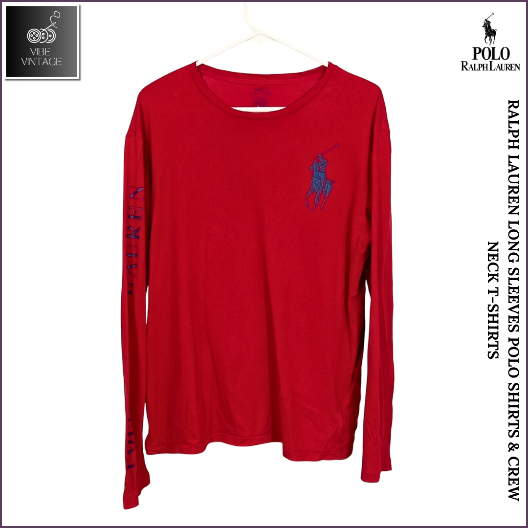 CAMISAS POLO DE MANGA LARGA RALPH LAUREN Y CAMISETAS DE CUELLO REDONDO (PAQUETE DE 12)