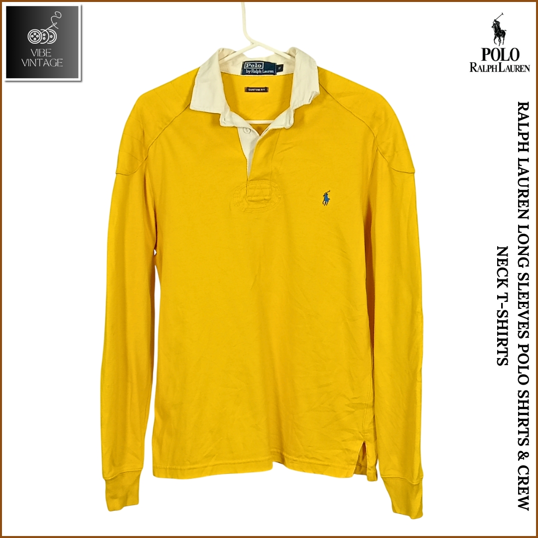CAMISAS POLO DE MANGA LARGA RALPH LAUREN Y CAMISETAS DE CUELLO REDONDO (BUNDLE 15)