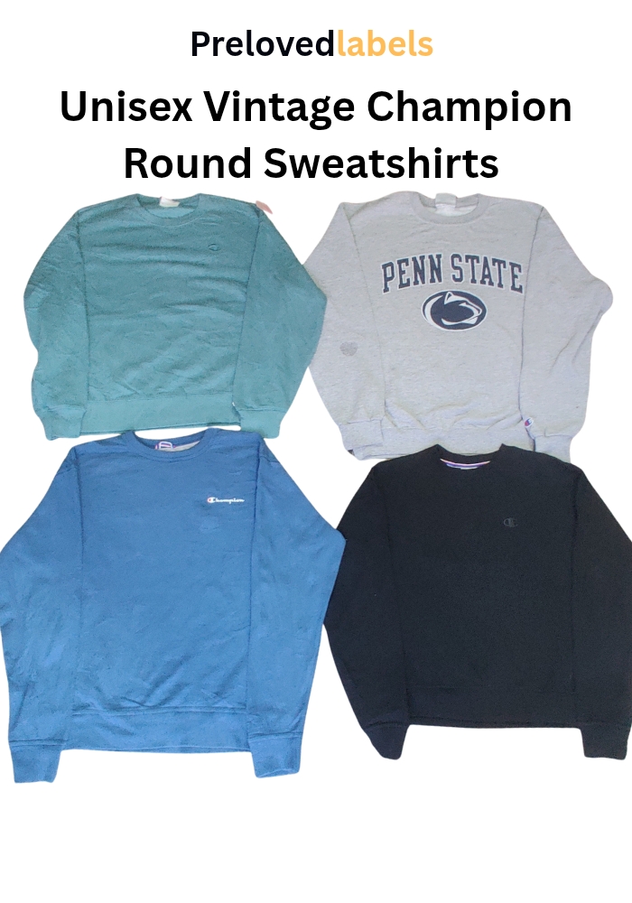 Unisex Vintage Champion Round Sweatshirt Bundle – ( Wcv: 525 )