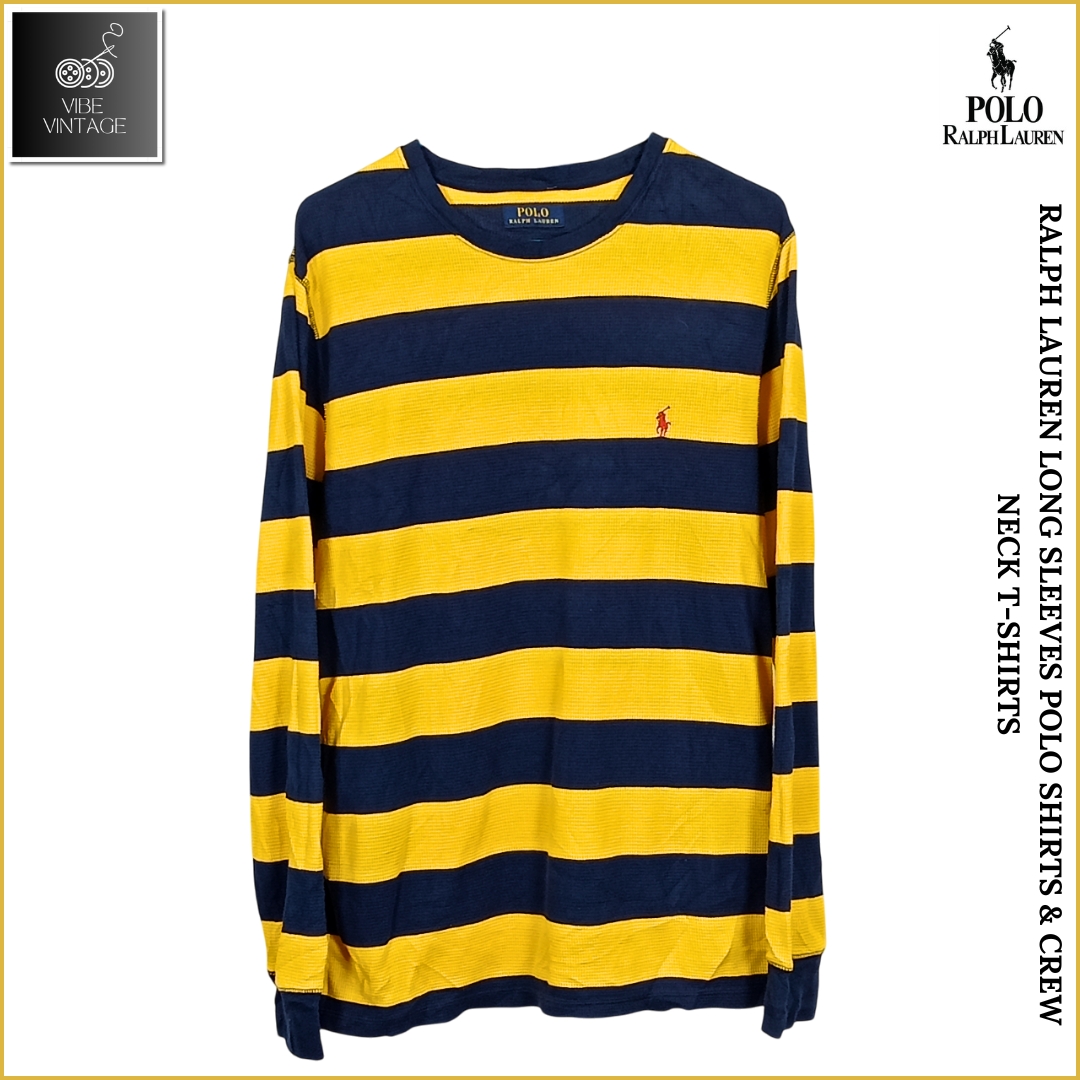 RALPH LAUREN T-SHIRTS À MANCHES LONGUES ET T-SHIRTS À COL ROND (BUNDLE 16)