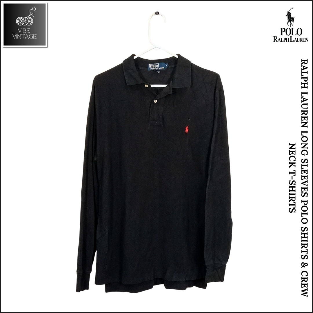 RALPH LAUREN POLOS À MANCHES LONGUES & T-SHIRTS COL ROND (BUNDLE 18)