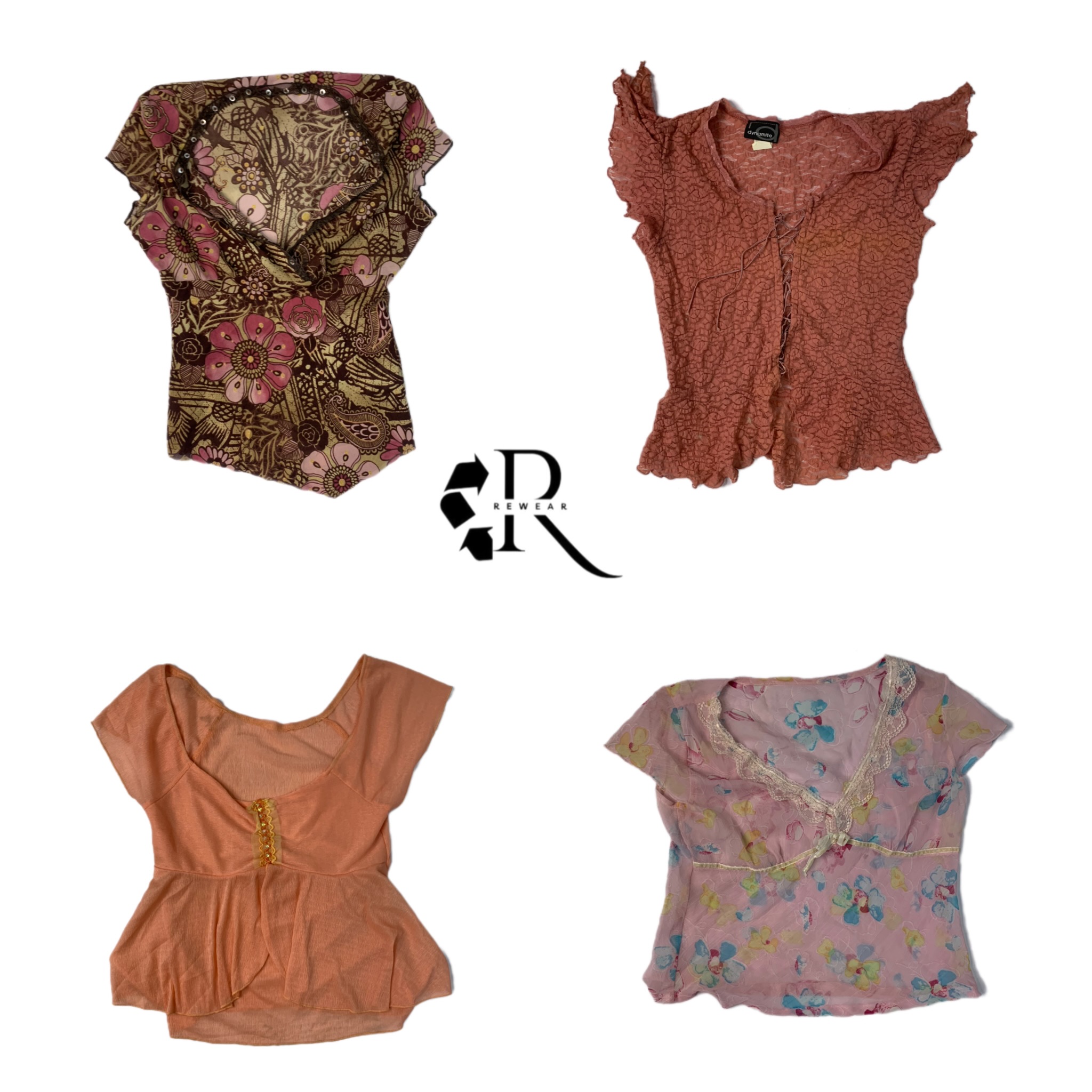 Y2k Soft Core Full slee sleeve Tops(RW-1120)