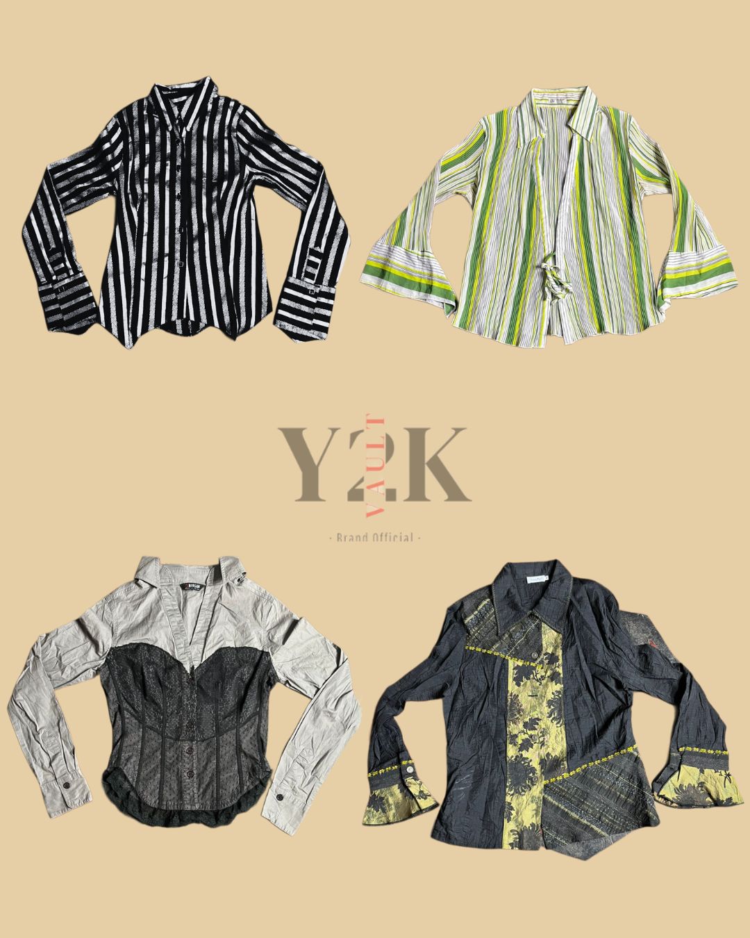 Y2K Trendy Tops (Yv-305)