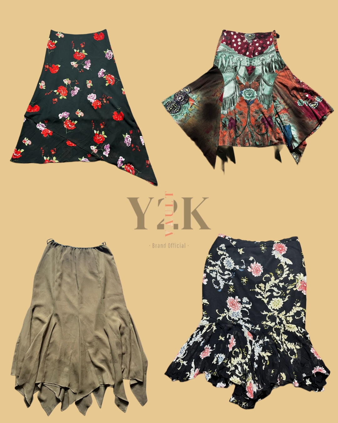 Vitrine de jupe Y2K (Yv-309)