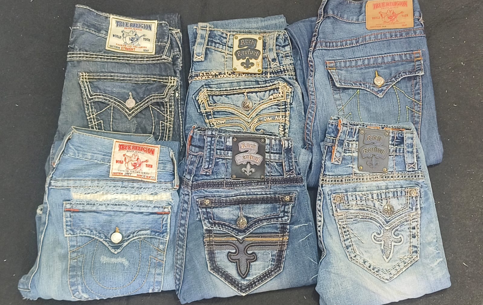 Herren True Religion & Rock Revival Jeans
