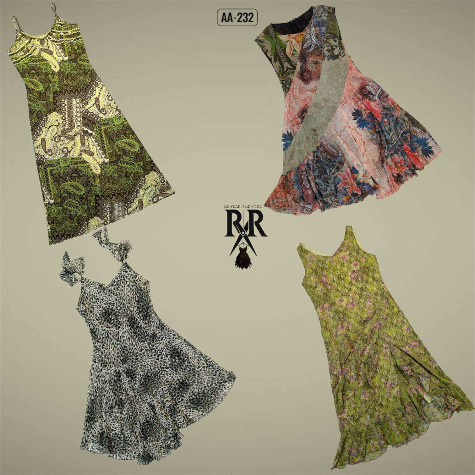 Y2K The Nature Vibe Vestiti Estivi (AA-232)