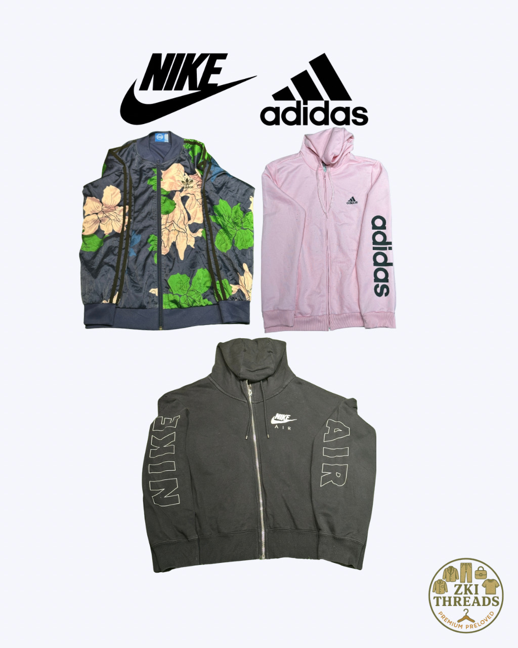 Nike & Adidas Moletons Femininos (E34)