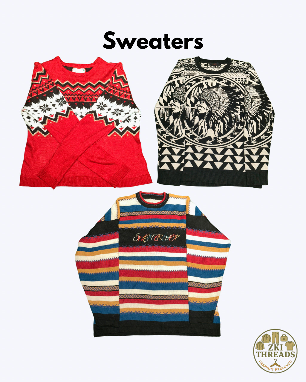 Y2K カラフル ヴィンテージ セーター (D8)