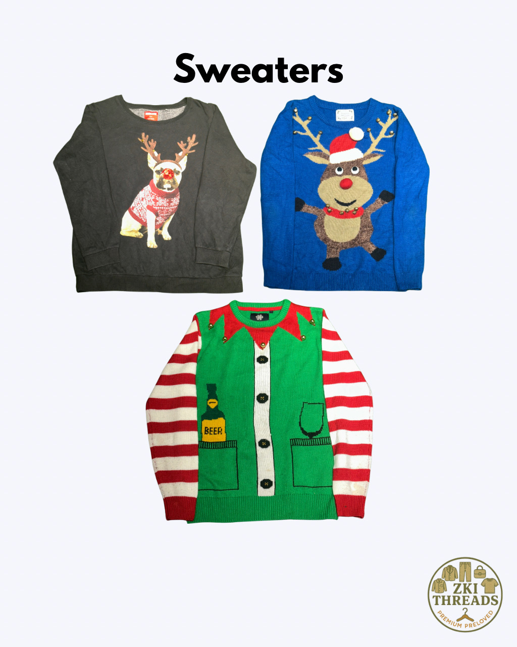 Christmas sweaters with bells (D9)