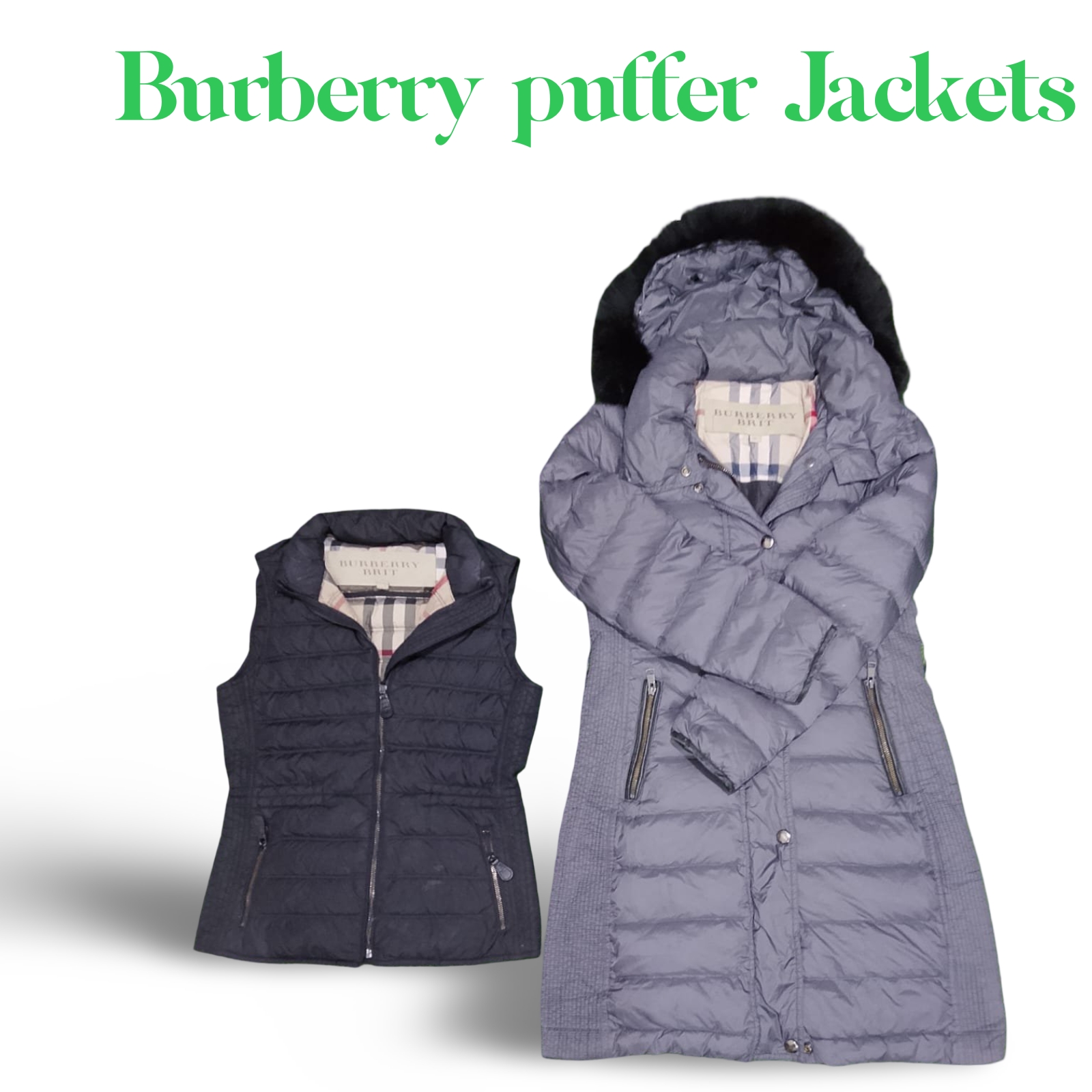 Casacos puffer da Burberry
