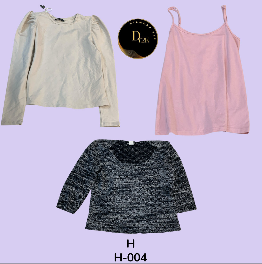Mix Branded Tops Bundle – Vielfalt an Damenmode (HH-004)
