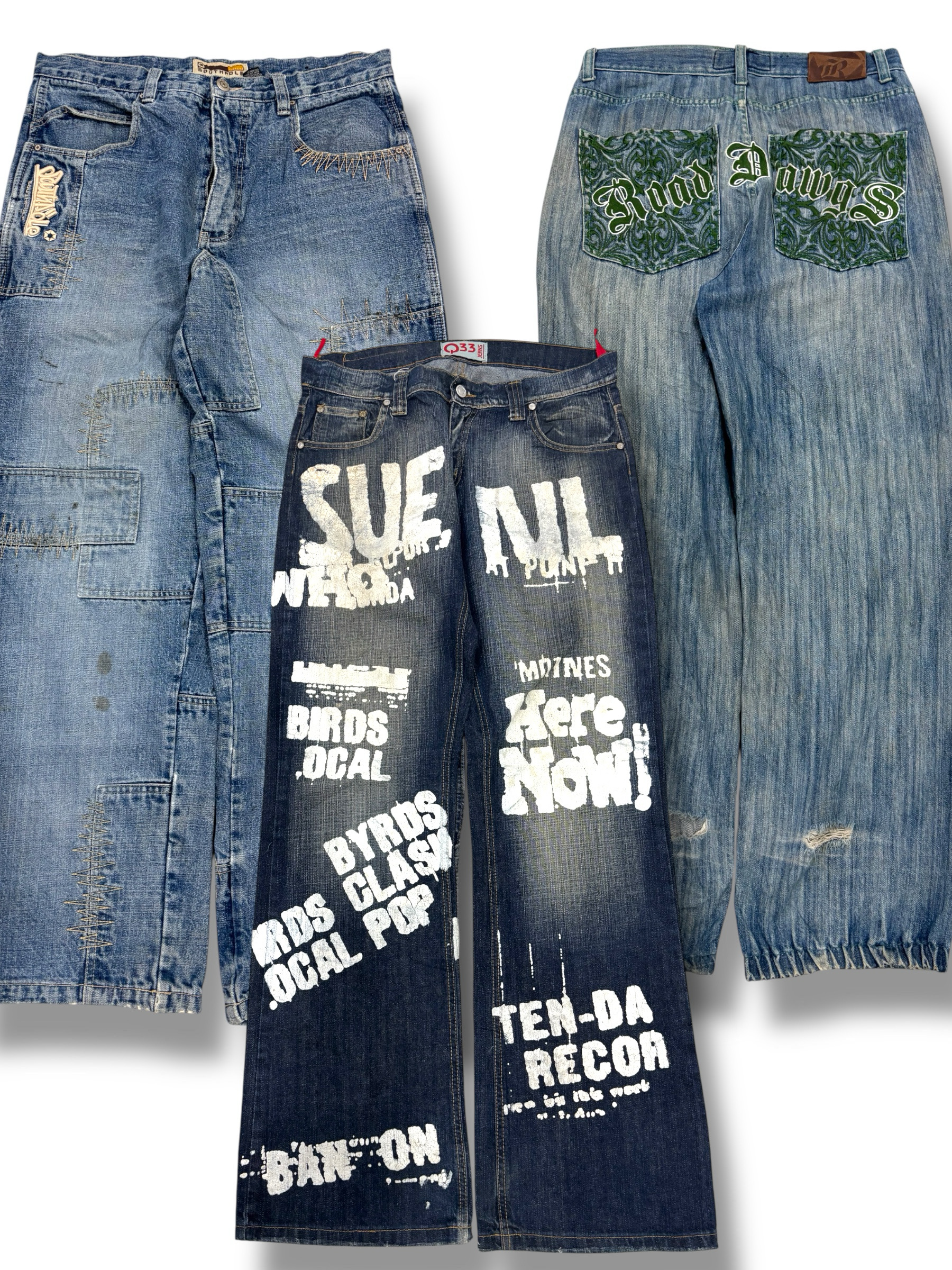 Y2k Hip Hop Baggy Jeans (F-30)