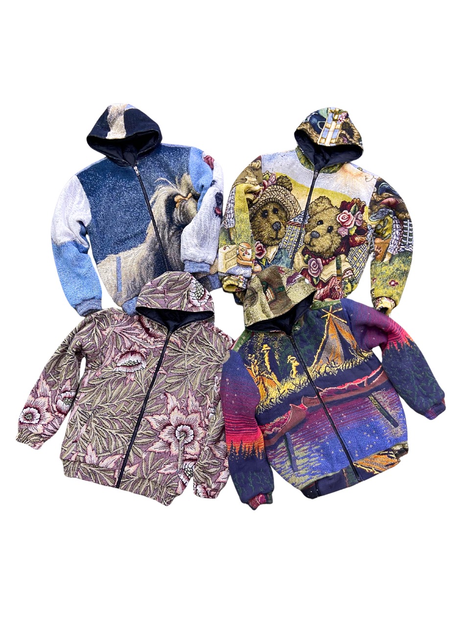 Upcycled Tapestry Hoodie