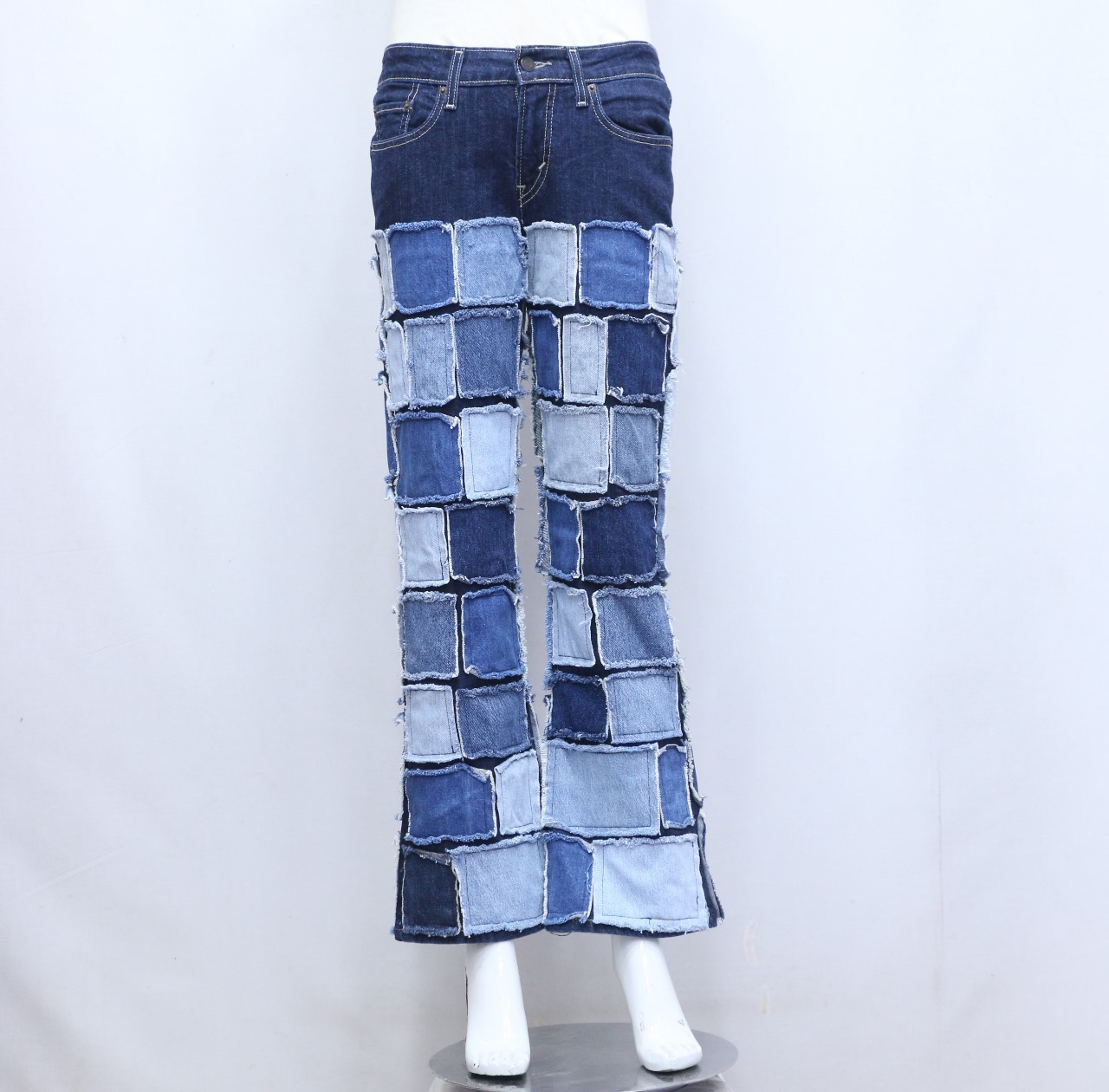 CR758 アップサイクル フレイ&フェード リバイバル ジーンズ