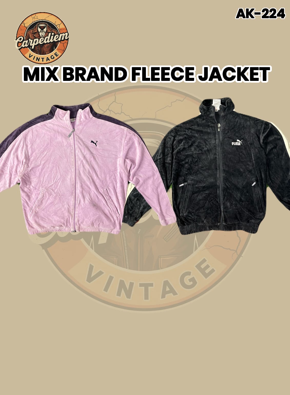 Mix Marke Fleecejacke Ak-224