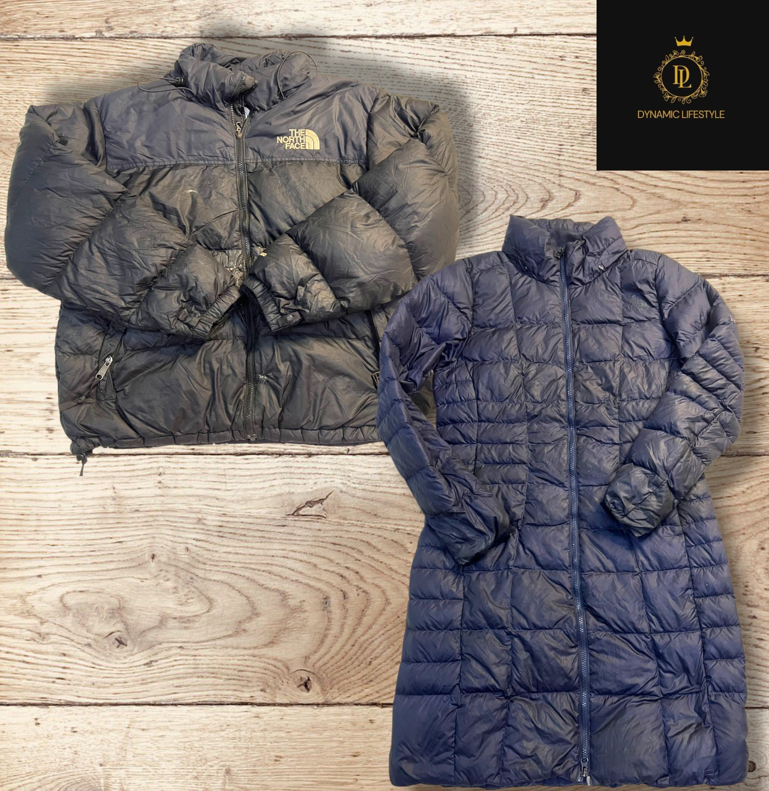 The north face puffers