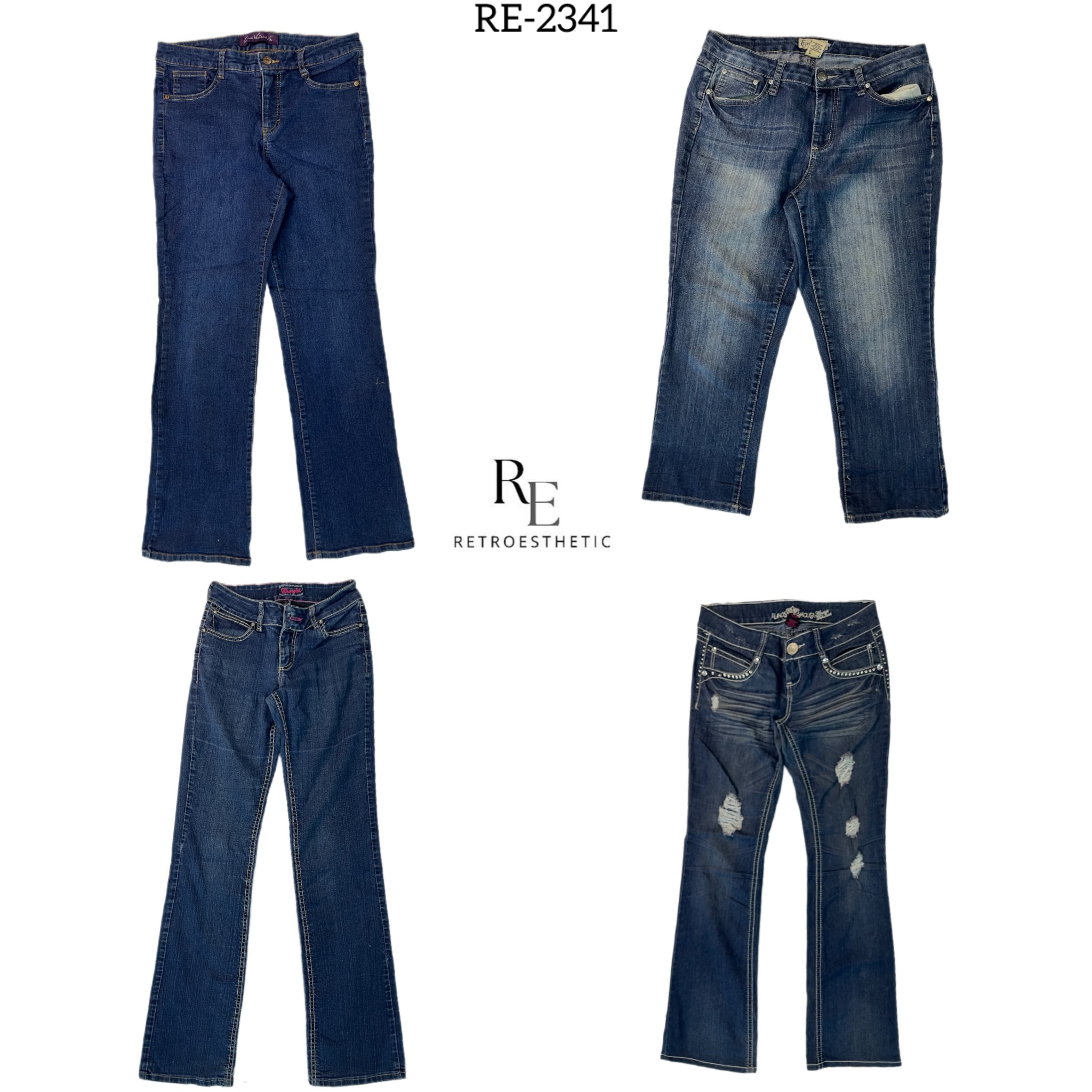 Y2K Britney Era Denim Jeans (RE-2341)
